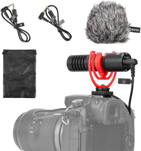 BOYA by-MM1+ ORIGINAL Microphone vidéo pour caméra et Smartphones