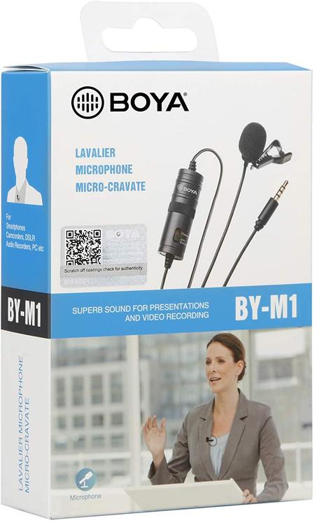 Boya by-M1 ORIGINAL Microphone cravate 3,5mm