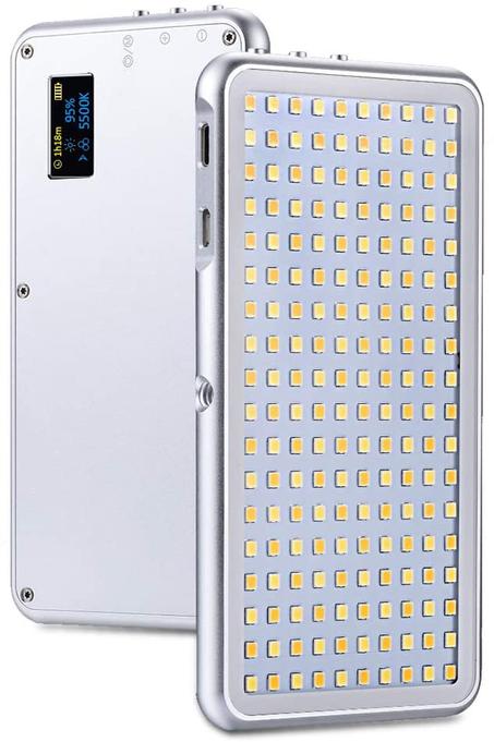 Coolpow N-M180 Lampe de caméra de studio à LED bicolore