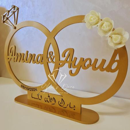 حامل الخواتم بالخشب