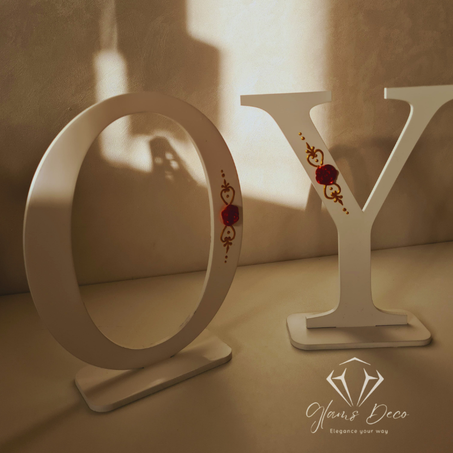 حروف لاسماء العروسين