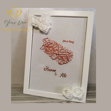 Tableau Décoratif en Blanc