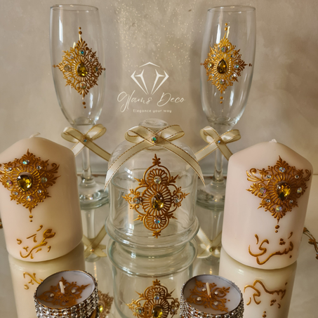 طقم  للخطوبة أو زفاف