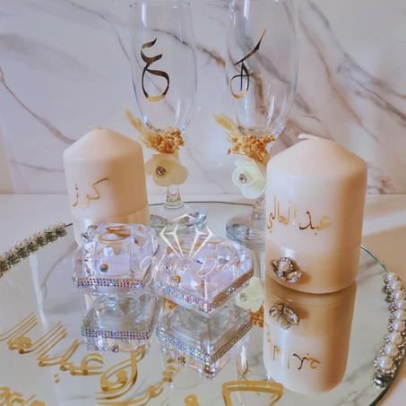 طقم خطوبة وزفاف