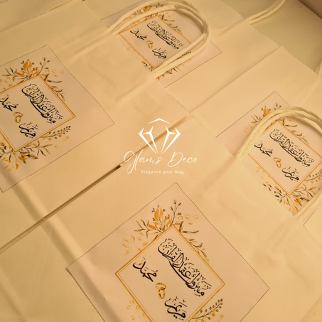 sacs personnalisés pour sujets dragées