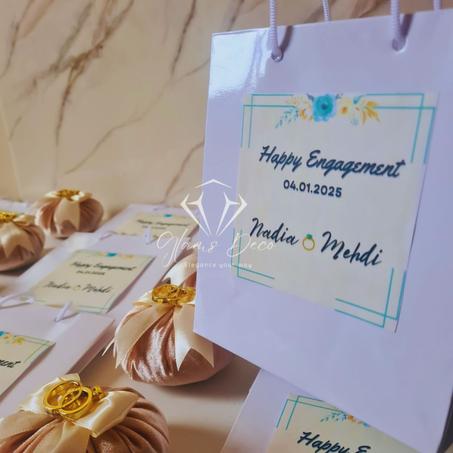 اكياس توزيعات مشخصة بالاسماء