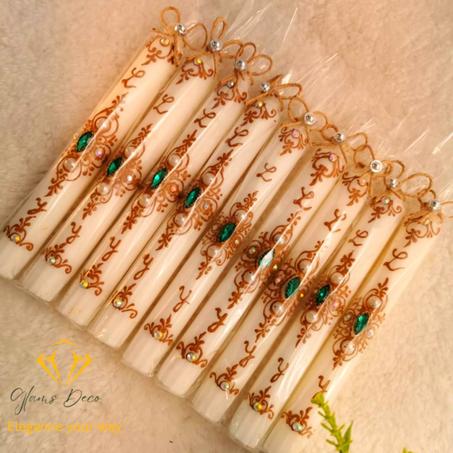 شموع توزيعات ليلة الحناء