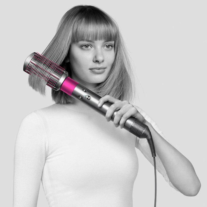 Dyson Airwrap Hair Style (Nickel/Fuchsia)