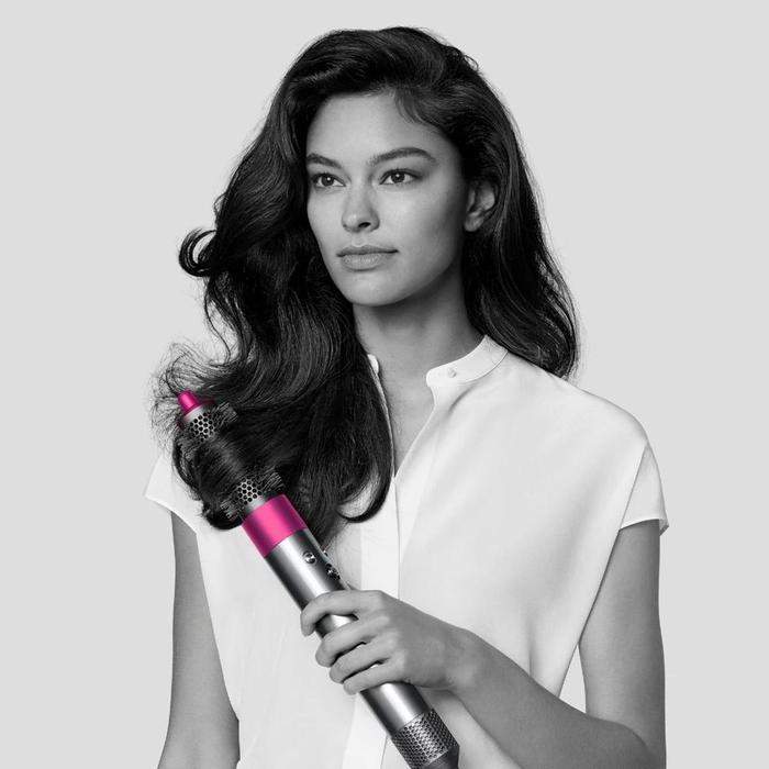 Dyson Airwrap Hair Style (Nickel/Fuchsia)