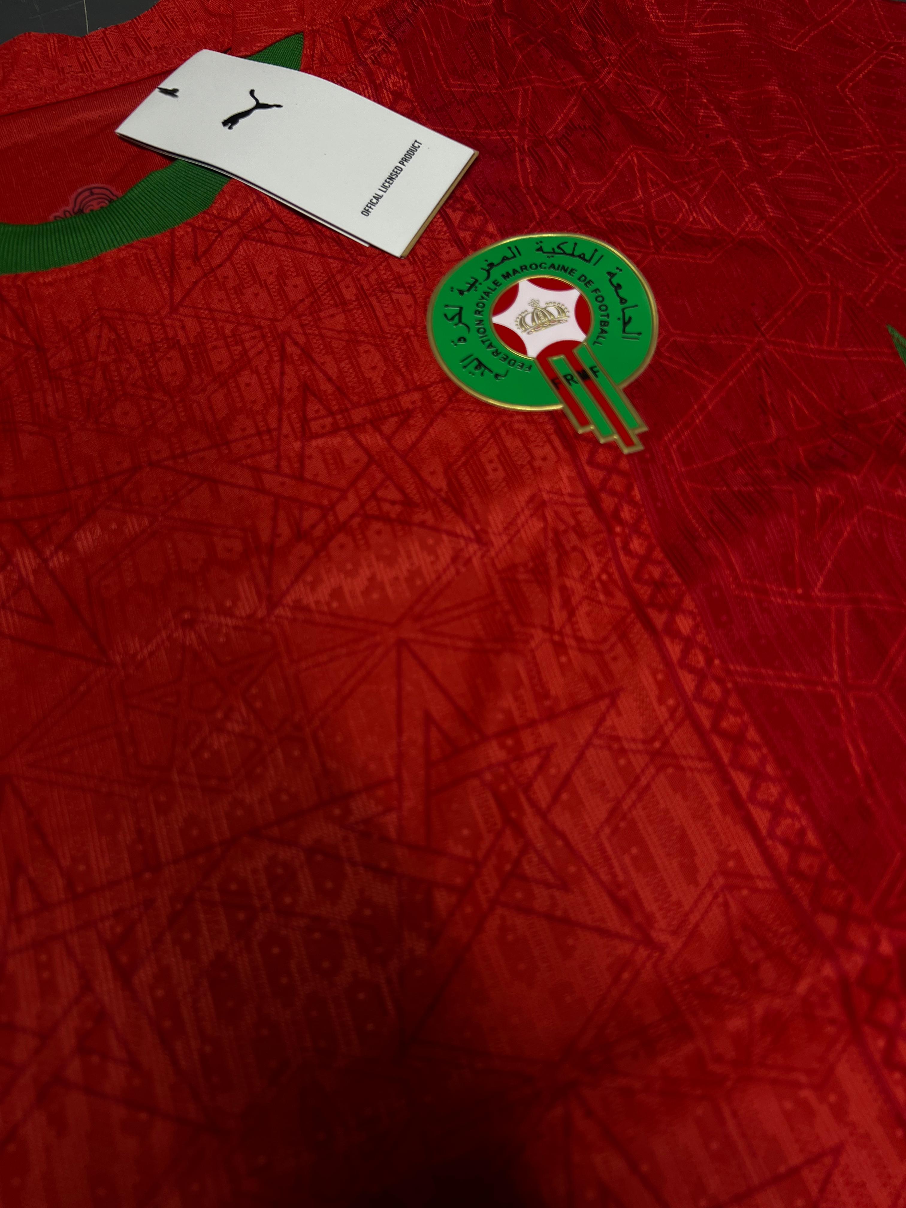 قميص المنتخب المغربي الرسمي – Puma UltraWeave مع إضافة الاسم والرقم