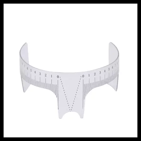 Grande règle à sourcils jetable