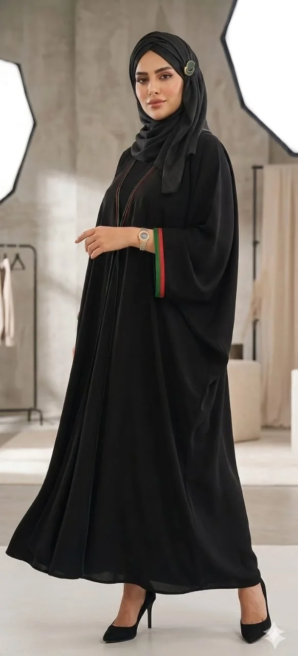 عباية الفراشة (Chauve-souris) العصرية بلمسة مخزنية أصيلة