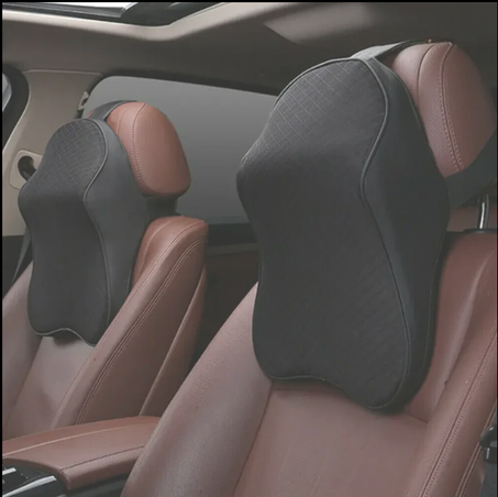 وسادة رقبة للسيارة من قطعتين .مع حزام قابل للتعديل