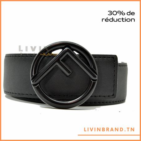 Ceinture en cuire fendi