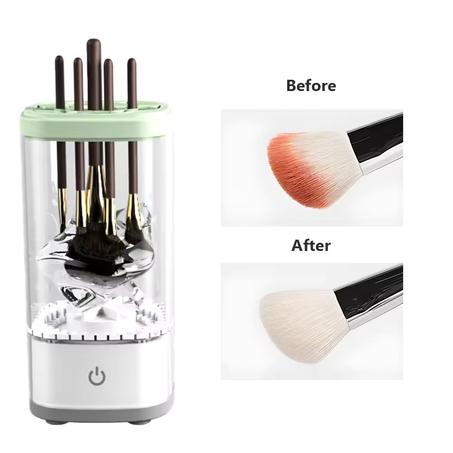 ماكينة كهربائية لتنظيف وتجفيف فرش المكياج