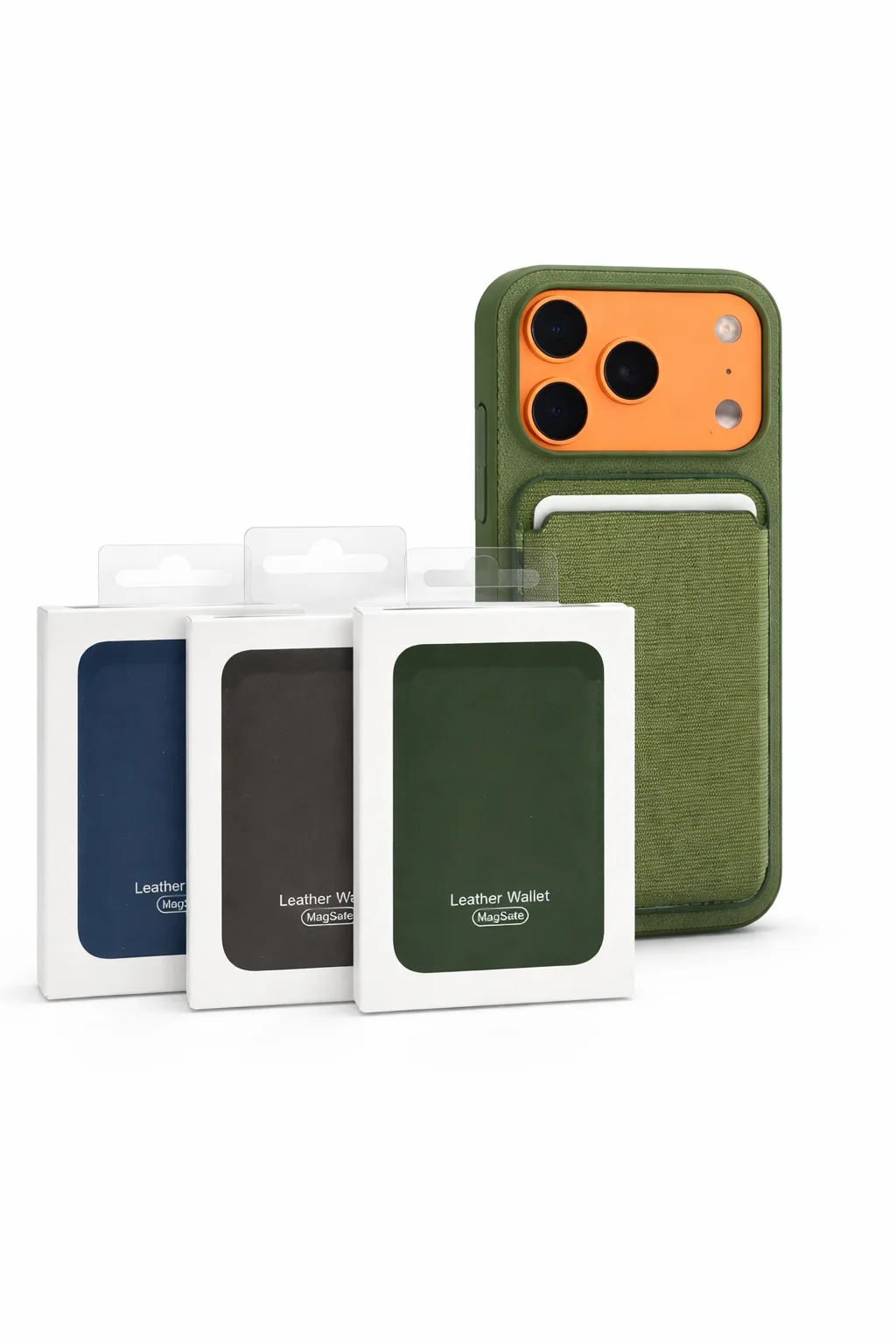 TechWoven Case Original + Leather Wallet Magsafe