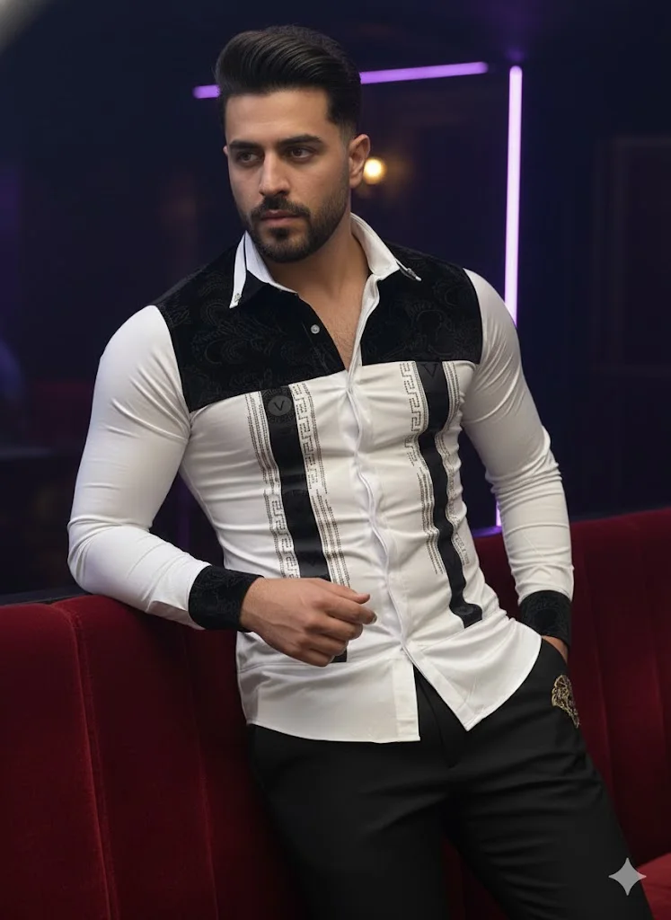 chemise audacieuse à coupe slim fit