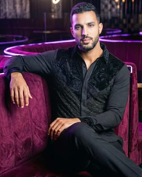 Chemise Homme De Luxe Bicolore Velours