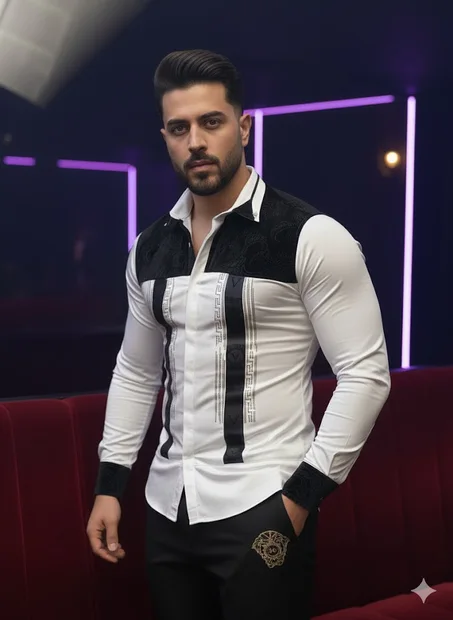chemise audacieuse à coupe slim fit