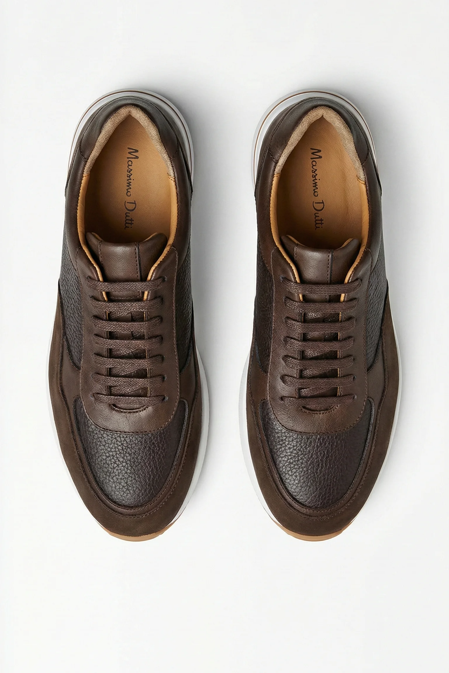 Chaussure en Cuir marron