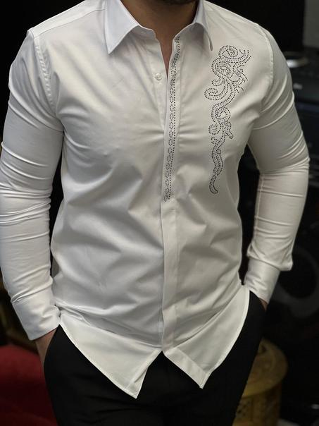 Chemise rétro à manches longues