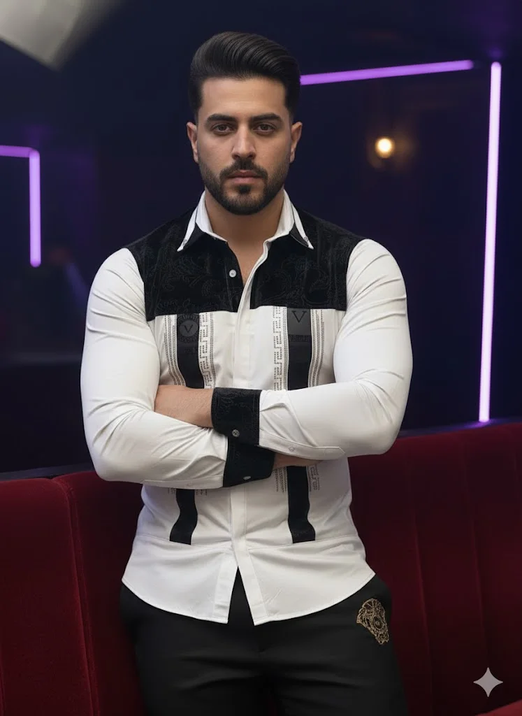 chemise audacieuse à coupe slim fit