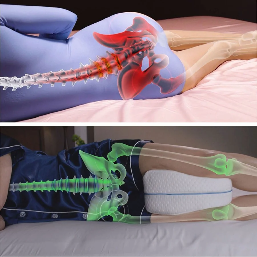 الوسادة الطبية المعتمدة من خبراء العمود الفقري لتصحيح وضع النوم