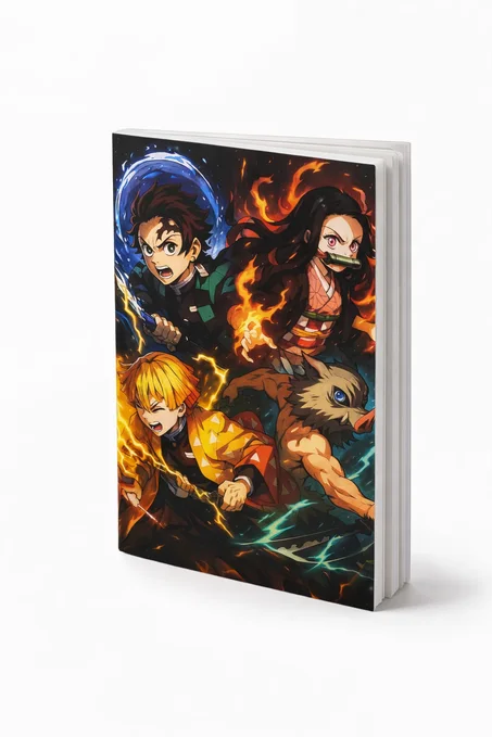 noote book demon slayer