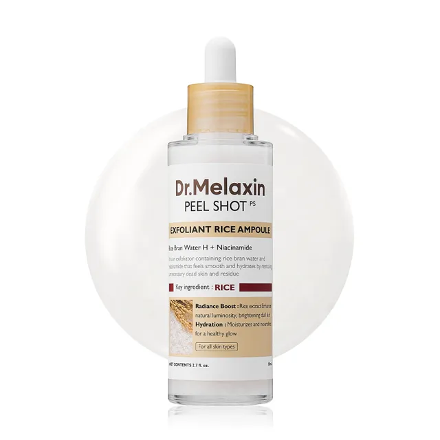 Dr.Melaxin - Peel Shot Exfoliant White Rice Ampoule - Ampoule exfoliante au riz blanc