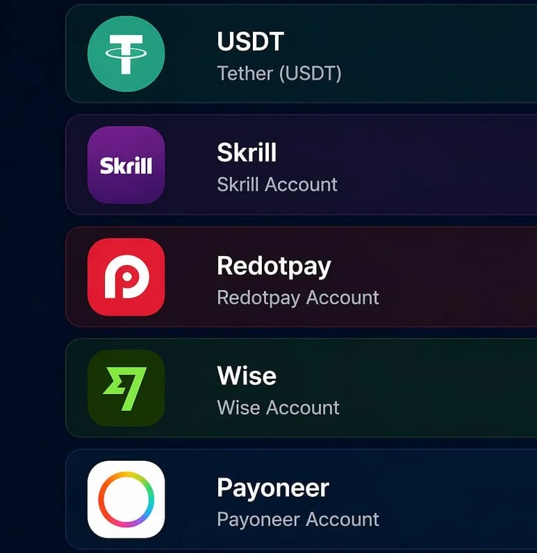 الارصدة الكترونية