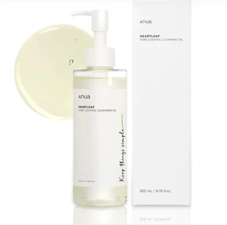 Anua - Heartleaf Pore Control Cleansing Oil - Huile nettoyante démaquillante -200 ml