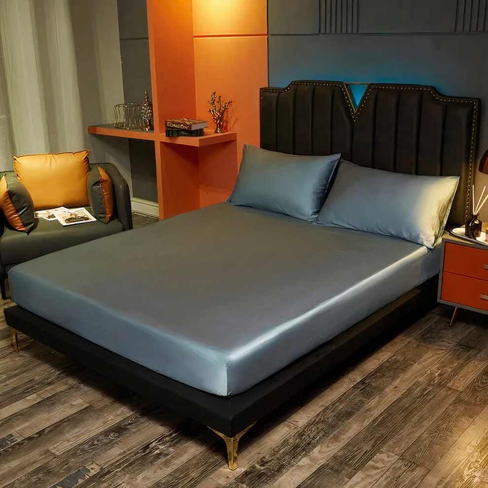 drap house en satin de soie
