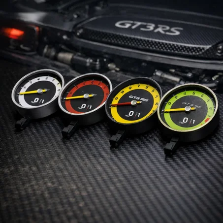 PORTE CLE MURAL TACHYMETRE PORSCHE GT3 RS