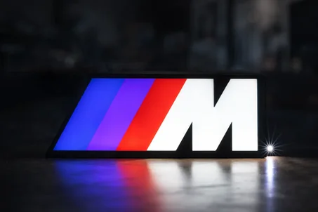 LOGO M BMW LUMINEUX
