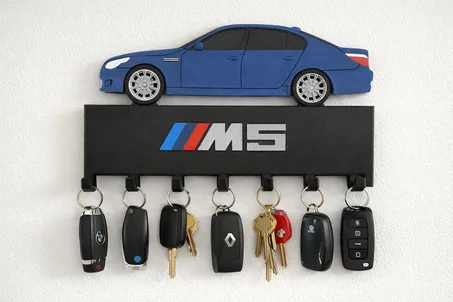 PORTE CLE MURAL BMW M5