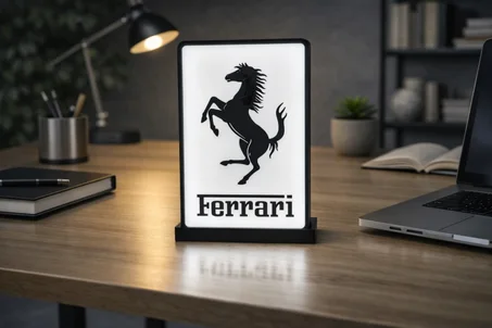 LOGO FERRARI LUMINEUX
