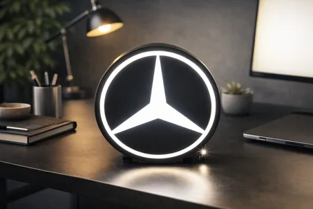 LOGO MERCEDES LUMINEUX