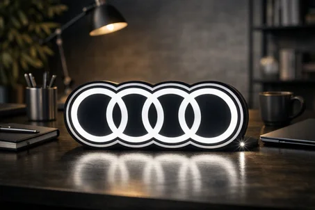 LOGO AUDI LUMINEUX