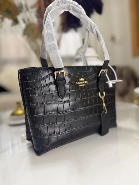 Sac Coach en cuir véritable