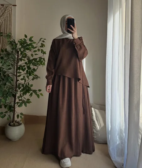 طاقم صيفي من قطعتين (lin) ⚡️