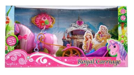 CARROSSE DE PRINCESSE AVEC CHEVAL