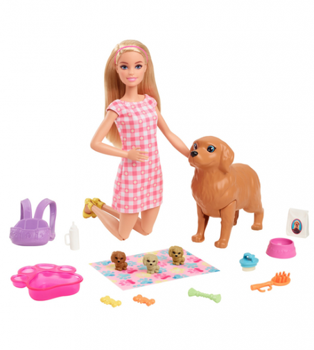 Poupé Barbie Naissance Des Chiots – MATTEL