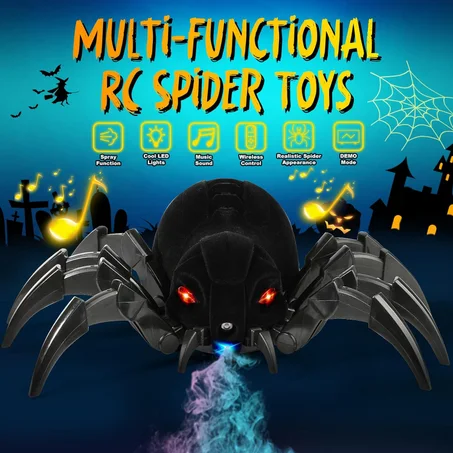 Araignée télécommandée r/c - Pulvérisation de brume