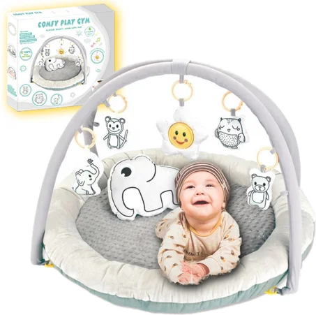 Tapis de jeu avec oreiller Soft touch Elephant Comfy