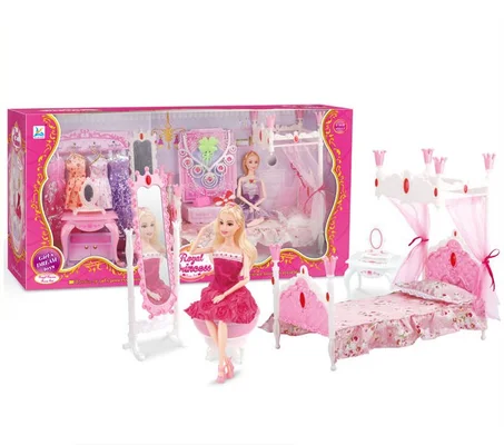 Ensemble de chambre de poupée princesse