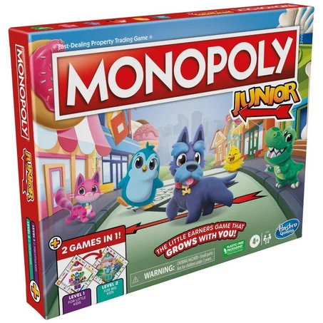 Monopoly Junior 2 en 1 - Hasbro