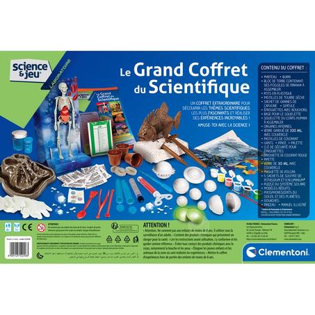 Le grand coffret du scientifique - Clementoni