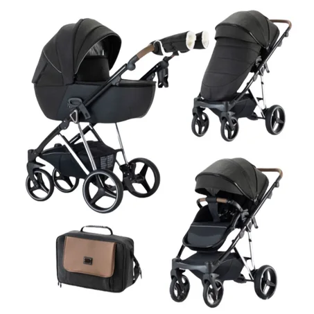 Poussette 2 en 1 Luxmom F1 - Noire