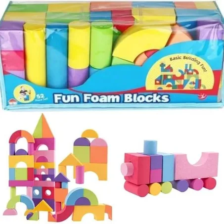 Ensemble de Construction en Mousse EVA - 52 Pièces