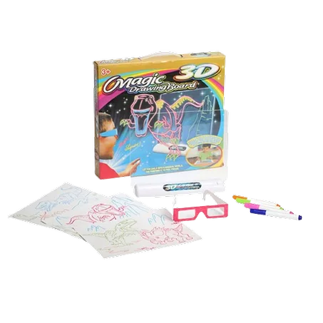 Planche à dessin magique 3d avec stylo